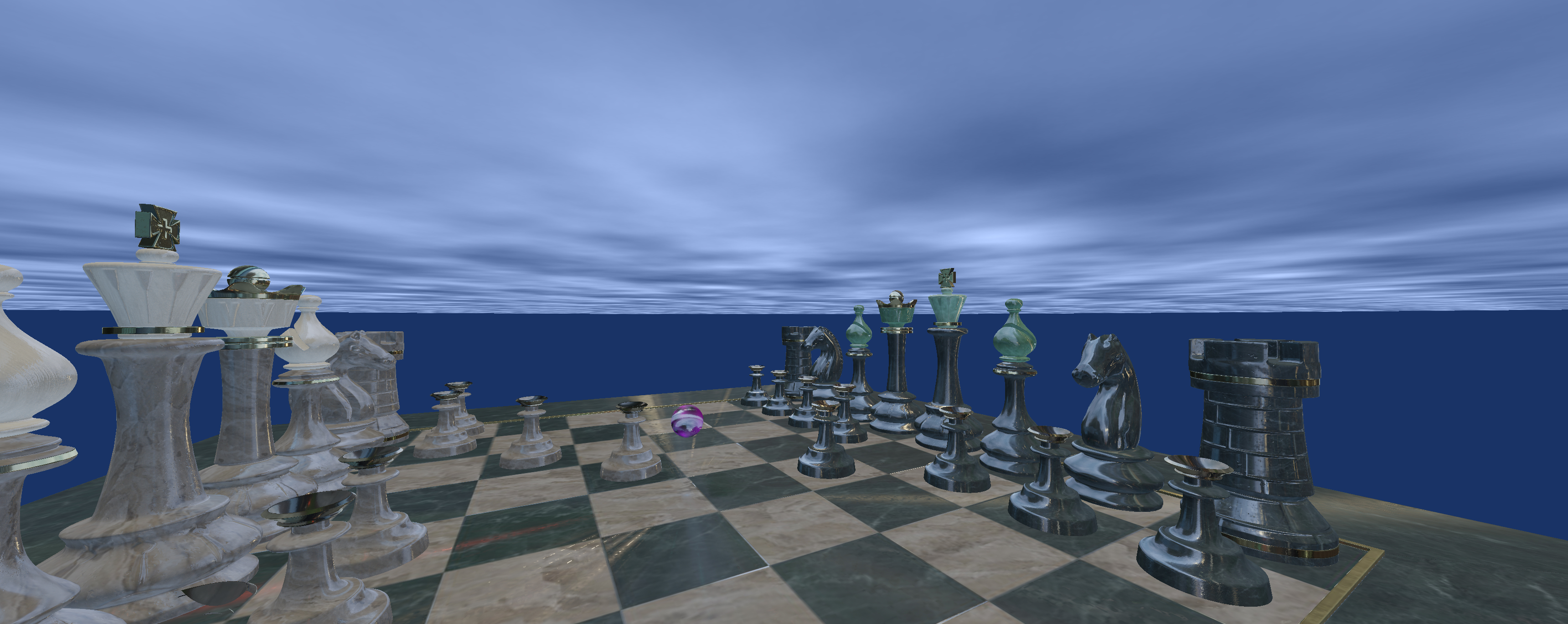 A Beautiful game, as rendered by my engine